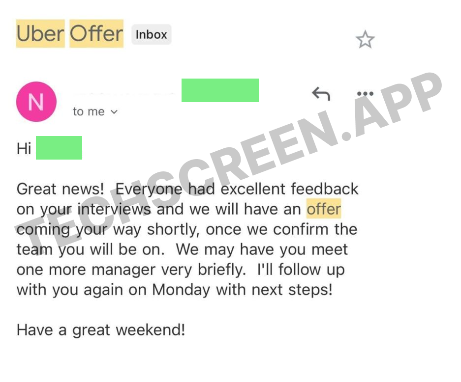 Offer letter shared by Anonymous